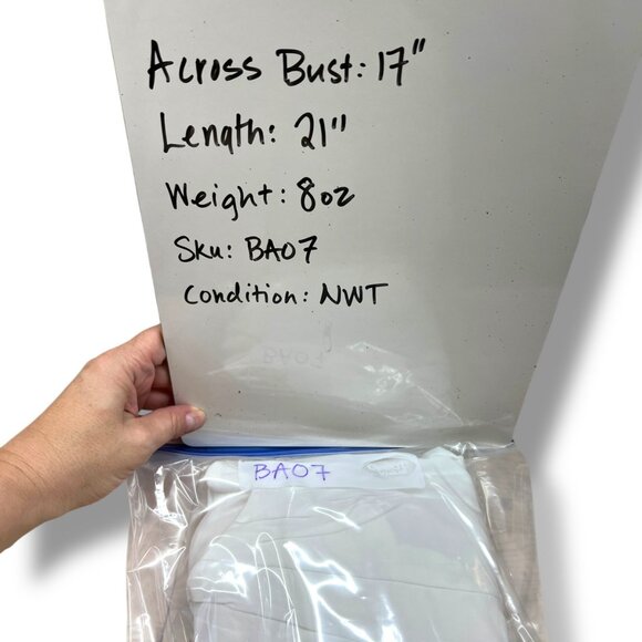 Madewell Cotton Pleated Bubble Top Sleeveless White Size XS NWT - Picture 9 of 9